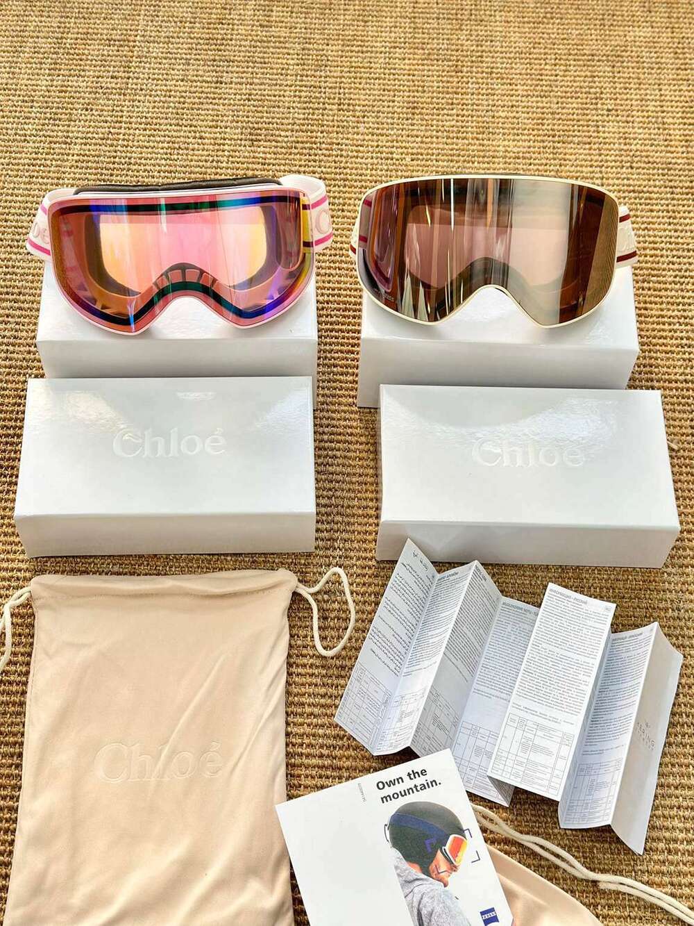Chloé Luxury Snow Ski Goggles